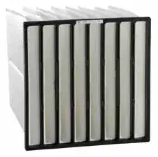 Lọc túi cứng ISO ePM10 lắp trong khoang AHU, chiều sâu túi quyết định tổn thất áp suất