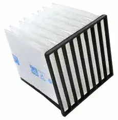 Bộ lọc túi cứng rigid pocket ISO 16890 giữ nguyên hình dạng túi khi quạt dừng